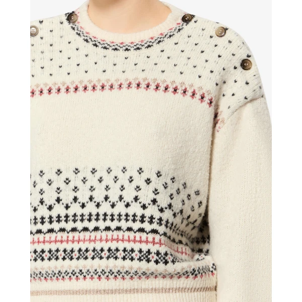 Isabel Marant Zury Sweater in Ecru | Sweaters | Luxury Shoes 