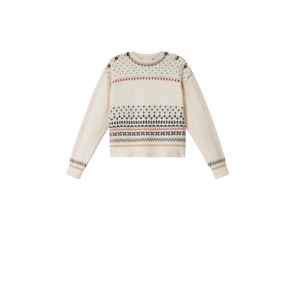 Isabel Marant Zury Sweater in Ecru | Women | Luxury Shoes 