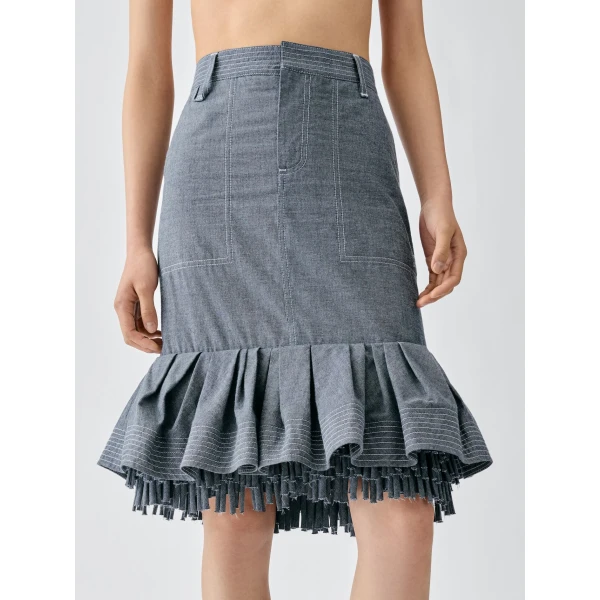 grey Jacquemus skirt