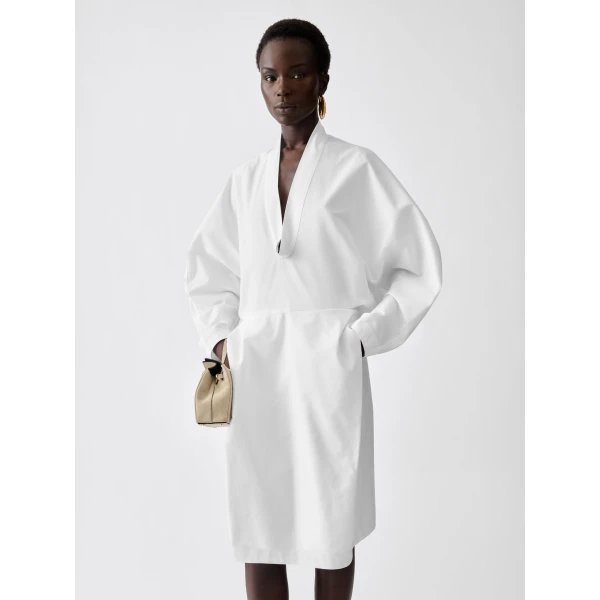 white Jacquemus dress