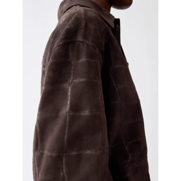 goat leather top