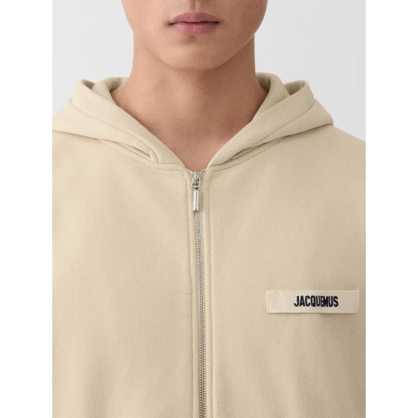 beige hoodie