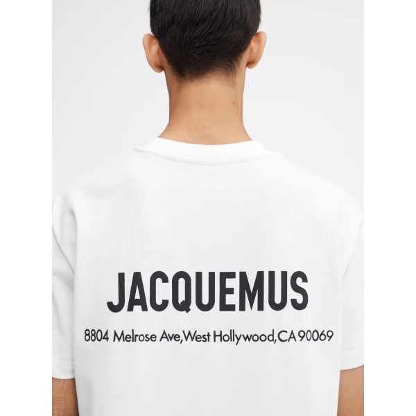 los angeles white Jacquemus top