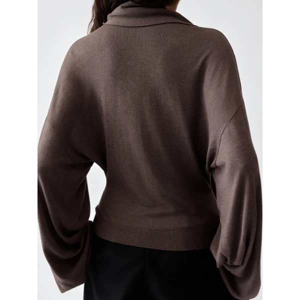 brown knit