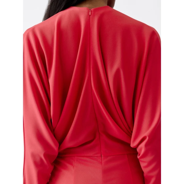 red dress