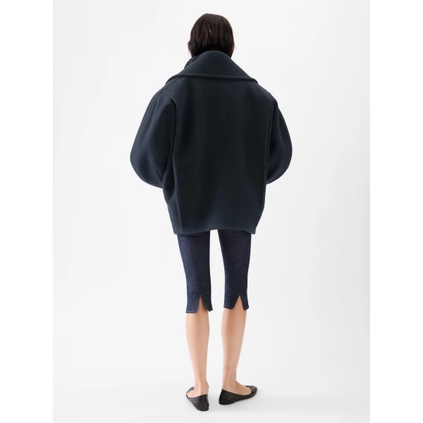 dark navy Jacquemus coat
