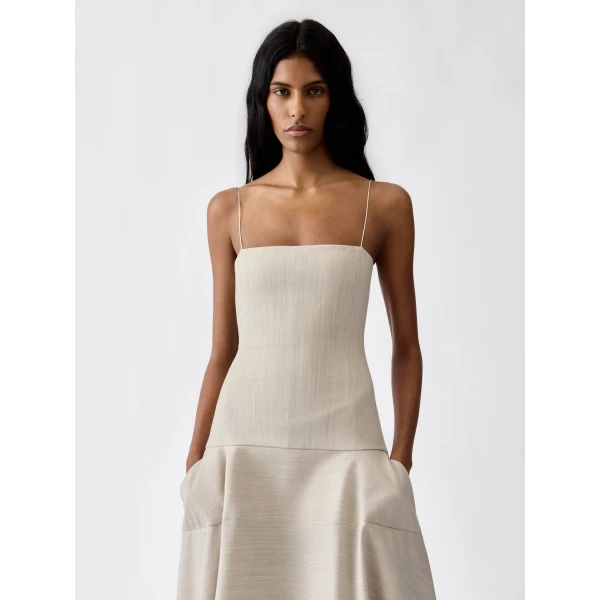 light beige Jacquemus dress