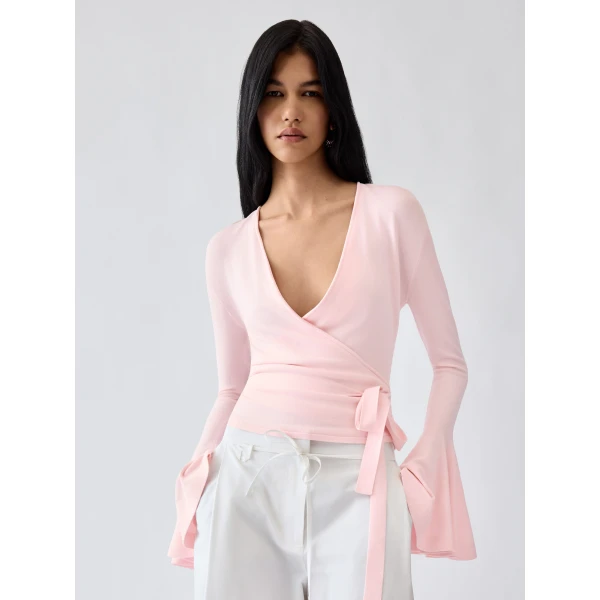 light pink Jacquemus knit