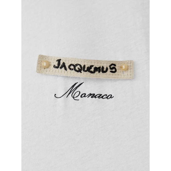 monaco patch white Jacquemus top