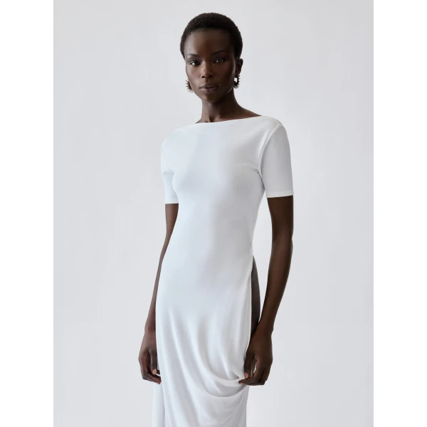 white Jacquemus dress