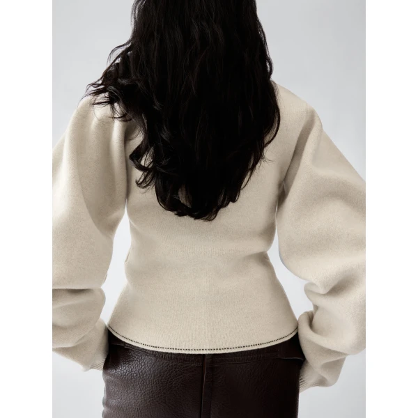 beige knit