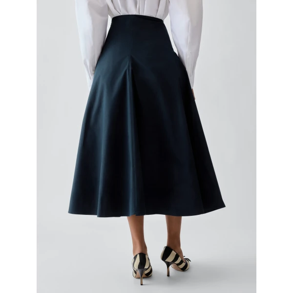 blue skirt