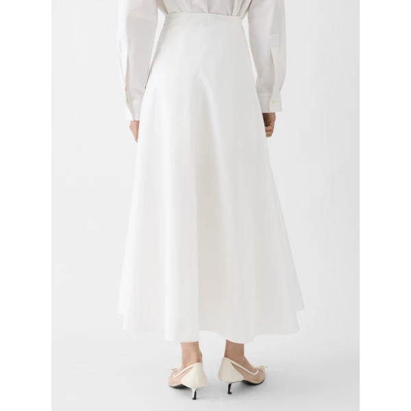 white skirt
