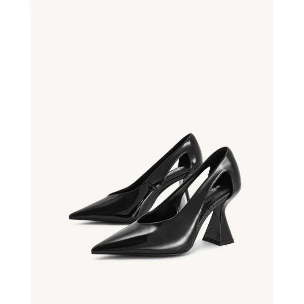 JW PEI Alessia High Heel Pumps in Black | Heels | Luxury Shoes 