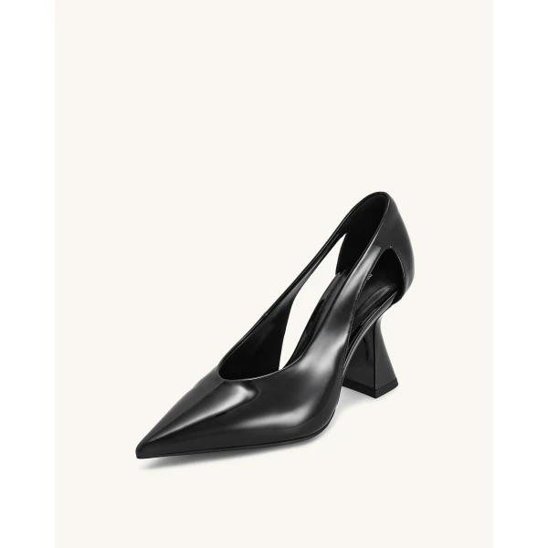 JW PEI Alessia High Heel Pumps in Black | Heels | Luxury Shoes 
