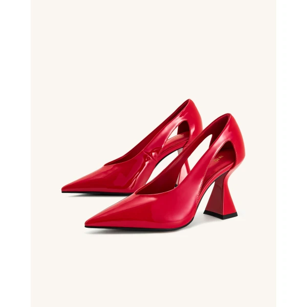JW PEI Alessia High Heel Pumps in Red | Heels | Luxury Shoes 