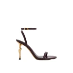 JW PEI Alivia Gold Metal Heel Sandals in Claret Red JW PEI Alivia Gold Metal Heel Sandals in Claret Red | Sandals | Luxury Shoes