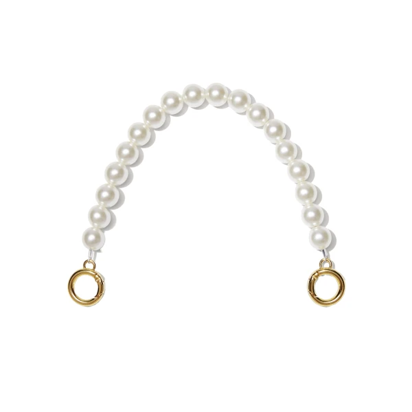 JW PEI Anna Medium Faux Pearl Chain in Pearl White | Bag Straps | Luxury Shoes 