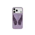 JW PEI Artificial Crystal Angel Wings Phone Case in White & Purple | Phone Cases | Luxury Shoes 