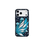 JW PEI Artificial Crystal Floral Pattern Phone Case in Navy | Phone Cases | Luxury Shoes 