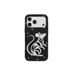 JW PEI Artificial Crystal Mouse Design Phone Case in Black | Phone Cases | Luxury Shoes 