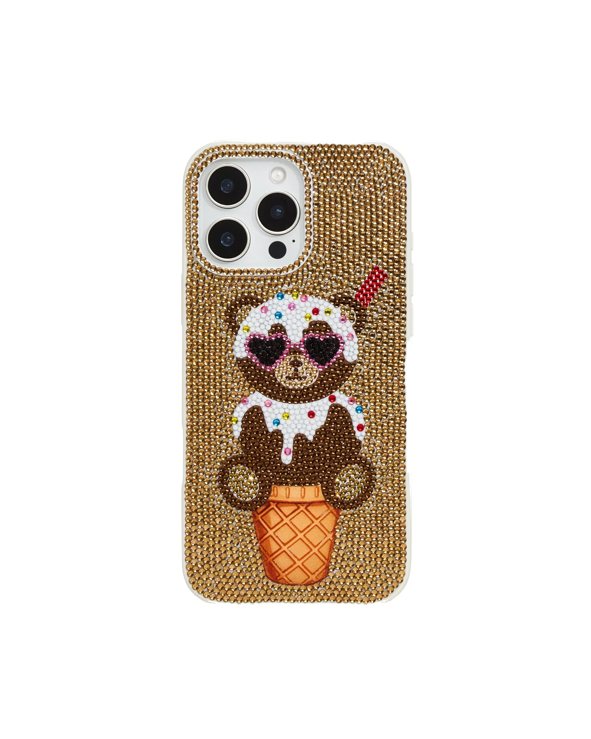 JW PEI Bear Ice Cream Cone Phone Case in Gold JW PEI Bear Ice Cream Cone Phone Case in Gold | Phone Cases | Luxury Shoes
