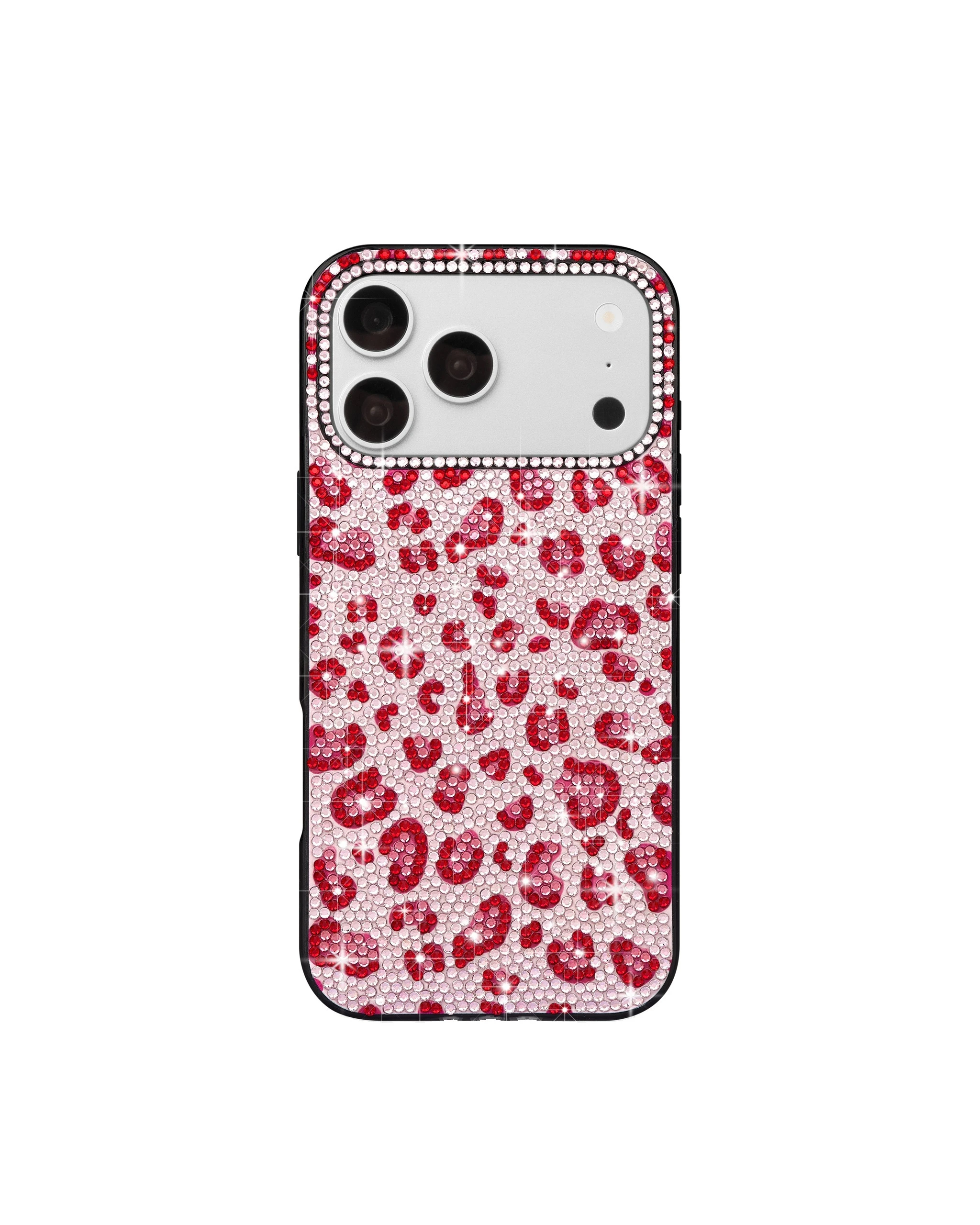 JW PEI Bold Leopard Print Artificial Crystal Phone Case in Black JW PEI Bold Leopard Print Artificial Crystal Phone Case in Black | Phone Cases | Luxury Shoes