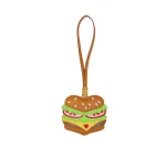 JW PEI Burger Bag Charm in Brown | Bag Charms | Luxury Shoes 