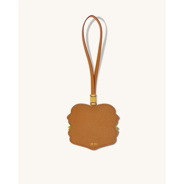 JW PEI Burger Bag Charm in Brown | Bag Charms | Luxury Shoes 