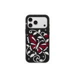 JW PEI Butterfly Artificial Crystal Phone Case in Black | Phone Cases | Luxury Shoes 