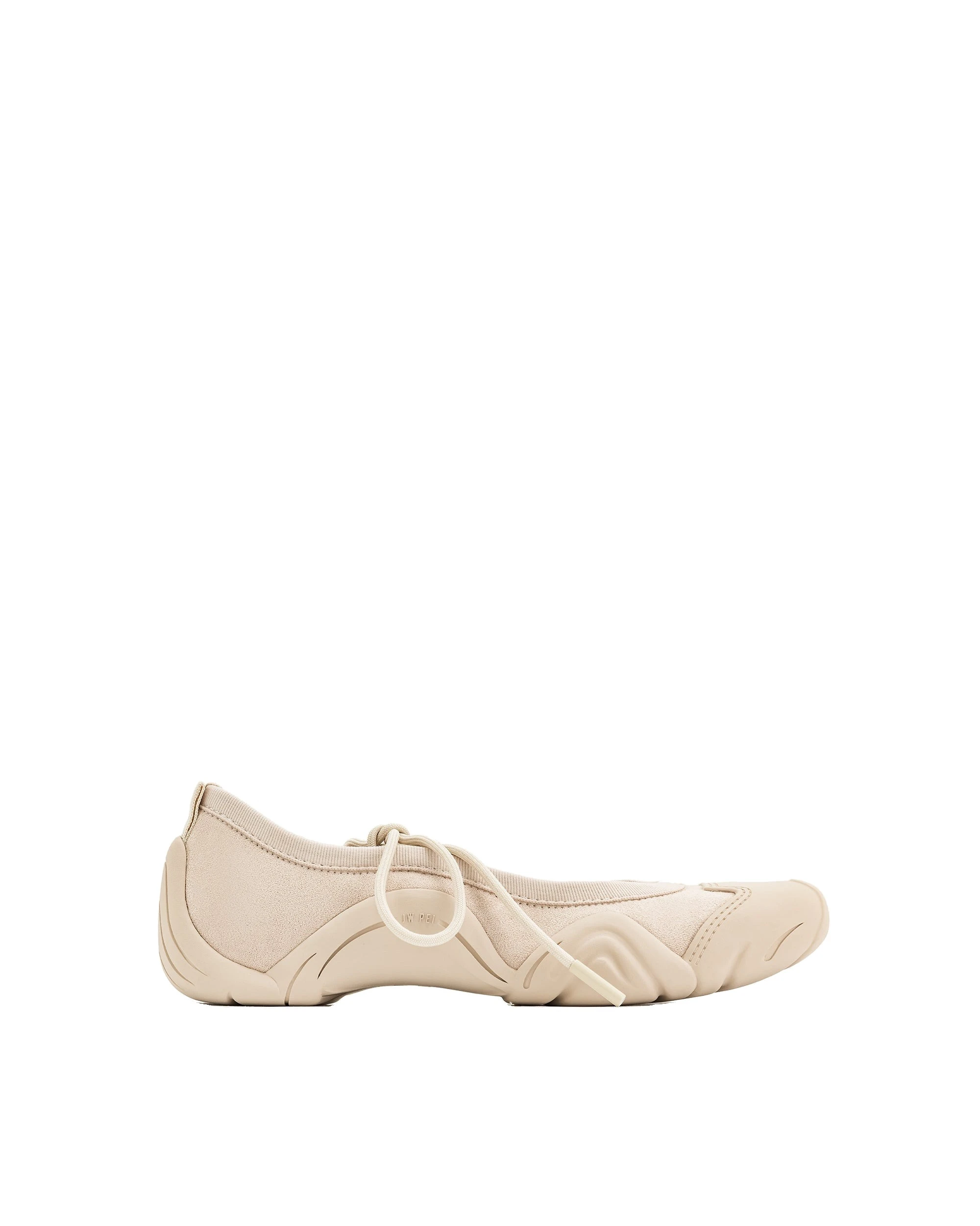 JW PEI Caitlin Lace-up Ballerina Sneakers in Beige JW PEI Caitlin Lace-up Ballerina Sneakers in Beige | Sneakers | Luxury Shoes