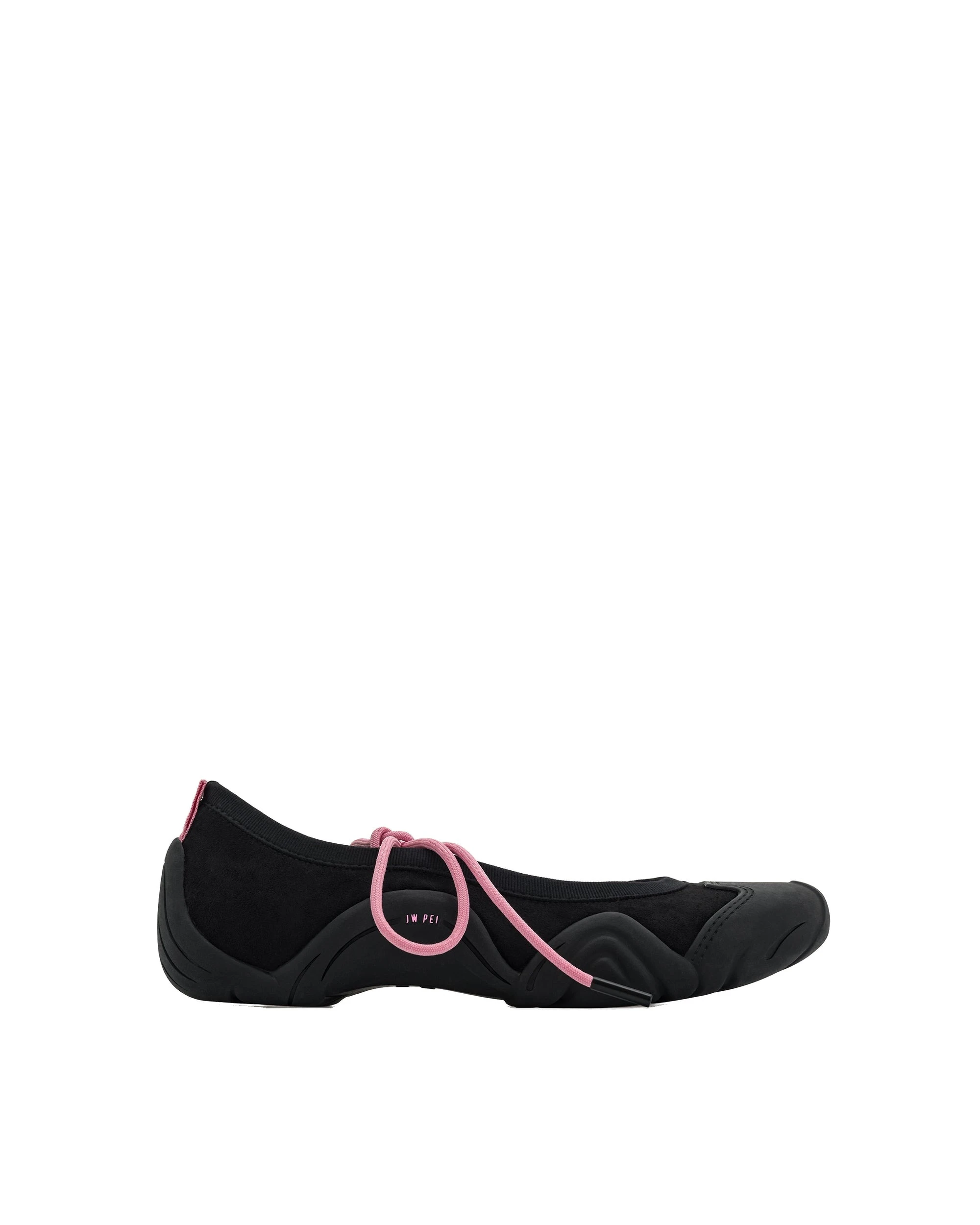 JW PEI Caitlin Lace-up Ballerina Sneakers in Black JW PEI Caitlin Lace-up Ballerina Sneakers in Black | Sneakers | Luxury Shoes