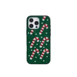 JW PEI Candy Cane Embellished Holiday Phone Case in Green | Phone Cases | Luxury Shoes 
