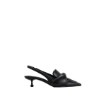 JW PEI Carla Soft Padded Kitten Heel Pumps in Black | Heels | Luxury Shoes 