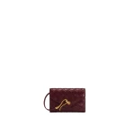 JW PEI Celeste Woven Texture Envelope Wallet in Wine Red | Wallets & Purses | Luxury Shoes 