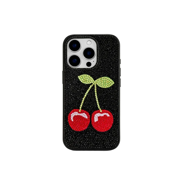 JW PEI Cherry Phone Case in Multicolor Black | Phone Cases | Luxury Shoes 