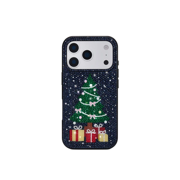 JW PEI Christmas Tree Bling Phone Case in Black | Phone Cases | Luxury Shoes 
