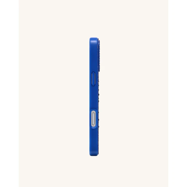 JW PEI Christmas Tree Bling Phone Case in Cobalt Blue | Phone Cases | Luxury Shoes 