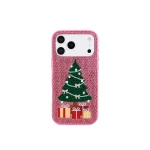 JW PEI Christmas Tree Bling Phone Case in Pink | Phone Cases | Luxury Shoes 
