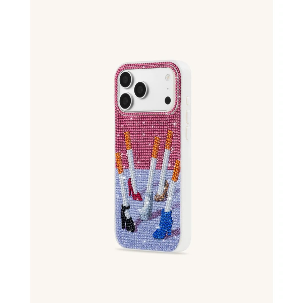 JW PEI Cigarette Heels Phone Case in Pink | Phone Cases | Luxury Shoes 