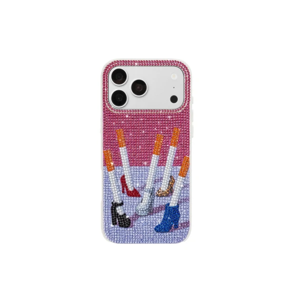 JW PEI Cigarette Heels Phone Case in Pink | Phone Cases | Luxury Shoes 