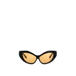 JW PEI Clarissa Cateye Sunglasses in Black | Sunglasses | Luxury Shoes 