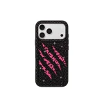 JW PEI Claw Sparkle Artificial Crystal Phone Case in Black | Phone Cases | Luxury Shoes 