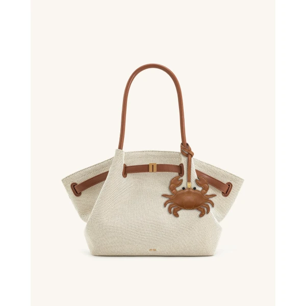 JW PEI Crab Bag Charm in Brown | Bag Charms | Luxury Shoes 