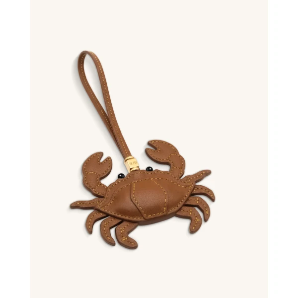 JW PEI Crab Bag Charm in Brown | Bag Charms | Luxury Shoes 