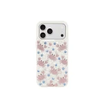 JW PEI Crab Pattern Faux Pearl Phone Case in White | Phone Cases | Luxury Shoes 
