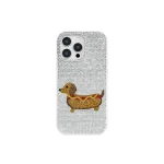 JW PEI Dachshund Hot Dog Phone Case in White | Phone Cases | Luxury Shoes 