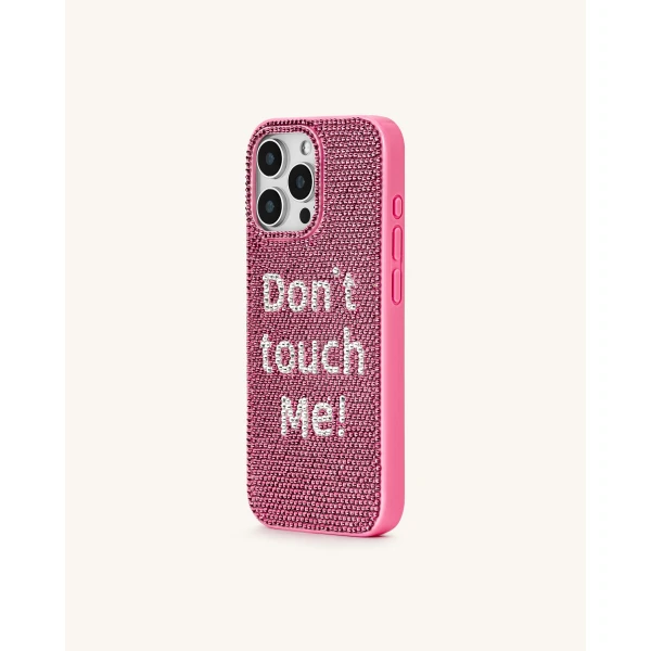 JW PEI Don't Touch Me! Phone Case in Multicolor Pink | Phone Cases | Luxury Shoes 