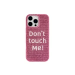JW PEI Don't Touch Me! Phone Case in Multicolor Pink | Phone Cases | Luxury Shoes 