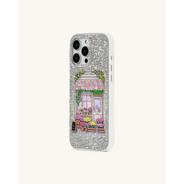JW PEI Ellie Floral Shoppe Phone Case in Multicolor White | Phone Cases | Luxury Shoes 